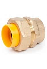 Соединение 20мм х 3/4"вр с диэлектриком Лавита для нержавеющей гофротрубы