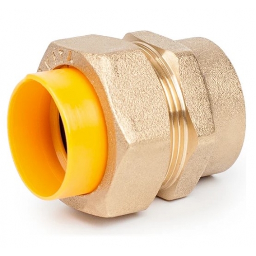 Соединение 20мм х 3/4"вр с диэлектриком Лавита для нержавеющей гофротрубы купить в интернет магазине Санрай73