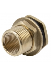 Штуцер сливной 1/2"вр х 3/4"нр латунный Lexline