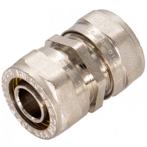 Соединение 20мм х 20мм обжим для металлопластиковых труб купить в интернет магазине Санрай73