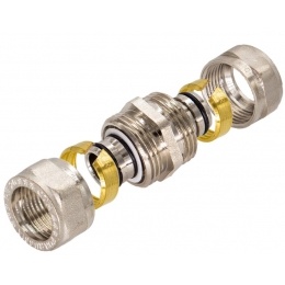 Соединение 20мм х 20мм обжим для металлопластиковых труб