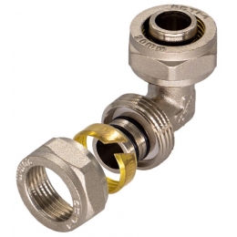 Угольник 16мм х 16мм обжим для металлопластиковых труб