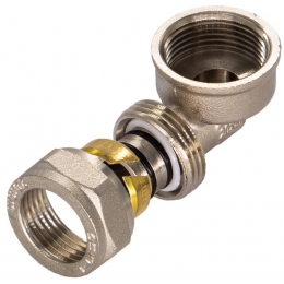 Угольник 16мм х 3/4"вр обжим для металлопластиковых труб