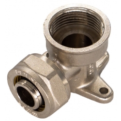 Угольник 16мм х 1/2"вр обжим установочный для металлопластиковых труб