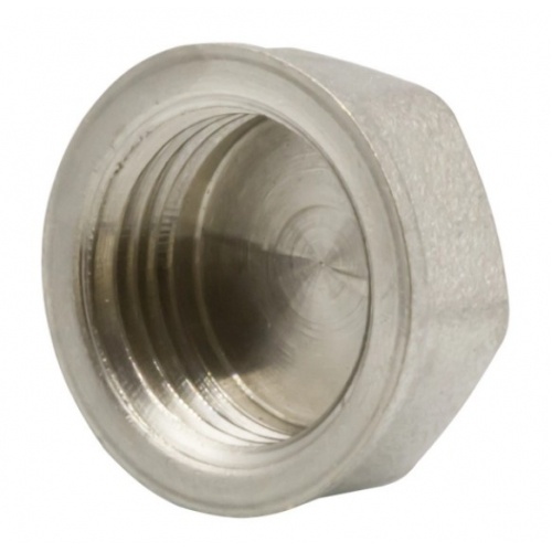 Заглушка 1/2"вр VRT никелированная латунная купить в интернет магазине Санрай73