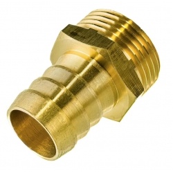 Штуцер 3/4"нр х 14мм латунный