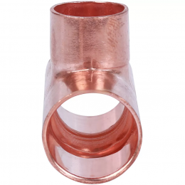 Фитинг 18мм х 15мм х 18мм, Sanha медь, тройник ВП-ВП-ВП, для медных труб, под пайку