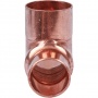 Фитинг 28мм х 28мм х 22мм Sanha медь, тройник ВП-ВП-ВП, для медных труб, под пайку