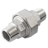 Разъемное соединение 1/2"НН NewKey, нержавеющая сталь AISI304 (CF8), PTFE, PN16