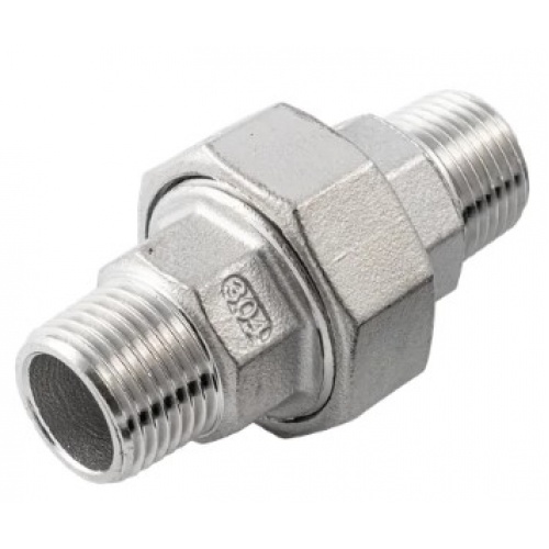 Разъемное соединение 1/2"НН NewKey, нержавеющая сталь AISI304 (CF8), PTFE, PN16 купить в интернет магазине Санрай73