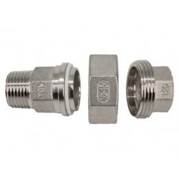 Разъемное соединение 1/2"НВ NewKey, нержавеющая сталь AISI304 (CF8), PTFE, PN16