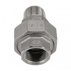 Разъемное соединение 1/2"НВ NewKey, нержавеющая сталь AISI304 (CF8), PTFE, PN16