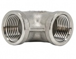 Угольник 90° 1/2"ВВ NewKey, нержавеющая сталь AISI304 (CF8), PTFE, PN16
