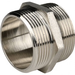 Ниппель 1 1/2"нр Stout никелированный латунный