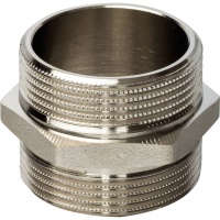 Ниппель 1 1/4"нр Stout никелированный латунный