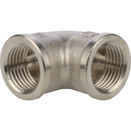 Угольник 1/2"вр Stout никелированный латунный