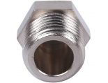 Заглушка 1/4"нр Stout никелированная латунная