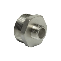 Ниппель 2"нр х 1/2"нр переходной никелированный (50х15мм)