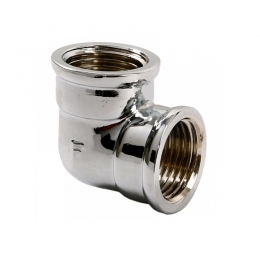 Угольник 1"вр Vieir хромированный латунный