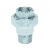 Разъемное соединение 2"ВН Gebo Platinum без прокладки из ковкого чугуна оцинкованный