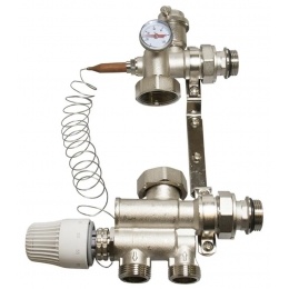 Насосно-смесительный узел OTMO PRO без насоса, 130 мм, 20-70°С