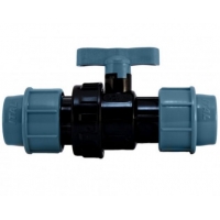 Кран шаровой 32мм х 32мм SPEKTR компрессионный для ПНД труб