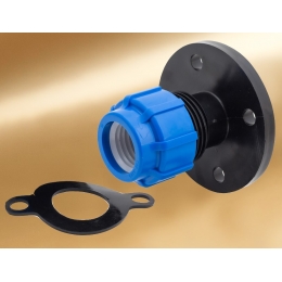 Соединение фланцевое 110мм х 4" ТПК-Аква компрессионное для ПНД труб