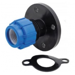 Соединение фланцевое 110мм х 4" ТПК-Аква компрессионное для ПНД труб