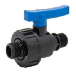 Кран шаровой 1 1/2"нр х 1 1/2"нр ТПК-Аква для ПНД труб