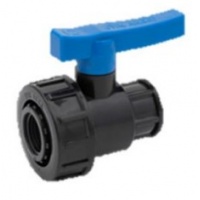 Кран шаровой 1"вр х 1"вр ТПК-Аква для ПНД труб