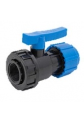 Кран шаровой 32мм х 1/2"вр ТПК-Аква компрессионный для ПНД труб