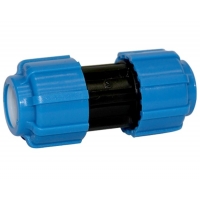 Муфта 50мм х 50мм ТПК-Аква компрессионная для ПНД труб