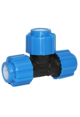 Тройник 110мм х 110мм х 110мм ТПК-Аква компрессионный для ПНД труб