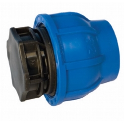 Заглушка 75мм ТПК-Аква компрессионная для ПНД труб