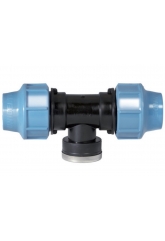 Тройник 20мм х 1/2"вр х 20мм UNIDELTA компрессионный для ПНД труб