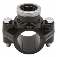 Седелка 32мм х 1/2"вр Poelsan 2 болта, для ПНД труб