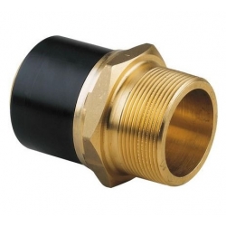 Переход 20 х 1/2"НР ПЭ100 SDR11 электросварной латунь