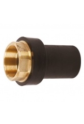 Переход 50 х 1 1/2"ВР ПЭ100 SDR11 электросварной латунь