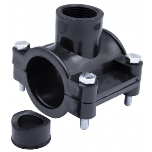 Седелка 125мм х 2"вр Spektr 4 болта, для ПНД труб купить в интернет магазине Санрай73