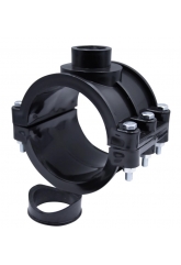 Седелка 160мм х 1 1/2"вр Spektr 6 болтов, для ПНД труб