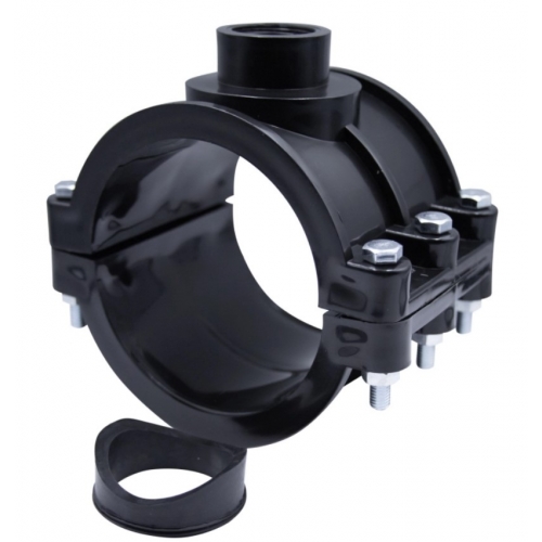 Седелка 160мм х 1 1/2"вр Spektr 6 болтов, для ПНД труб купить в интернет магазине Санрай73