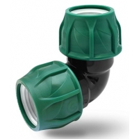 Отвод 110мм х 110мм 90º Poelsan Green компрессионный для ПНД труб