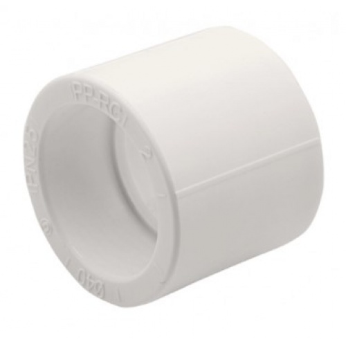Муфта 40 мм внутренний-внутренний Ever Plast PP-R белый, для полипропиленовых труб купить в интернет магазине Санрай73