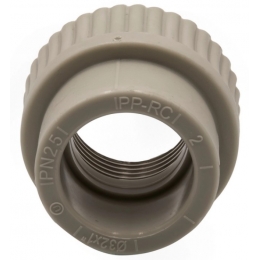 Муфта 32 мм х 1"вр EVER PLAST PP-R серый с резьбой для полипропиленовых труб