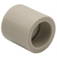 Муфта 32 мм внутренний-внутренний Ever Plast PP-R серый, для полипропиленовых труб