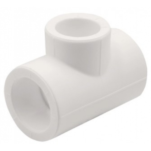 Тройник переходной 25 х 20 х 25 мм Ever Plast PP-R белый, для полипропиленовых труб купить в интернет магазине Санрай73