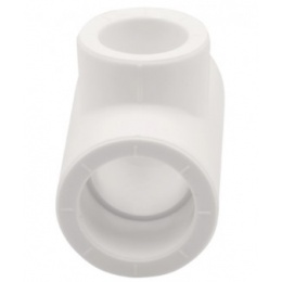 Тройник переходной 25 х 20 х 25 мм Ever Plast PP-R белый, для полипропиленовых труб