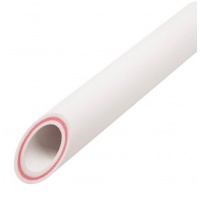 Труба 40х6,7 мм Ever Plast PP-R белый, PN 25, SDR 6, стекловолокно