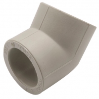 Угольник 25 мм 45° внутренний-внутренний EVER PLAST PP-R серый для полипропиленовых труб