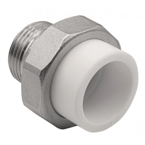 Муфта 32 мм х 1"нр разъемная Ever Plast PP-R белый для полипропиленовых труб купить в интернет магазине Санрай73